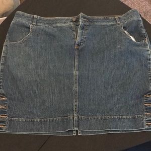 Lane Bryant denim skirt